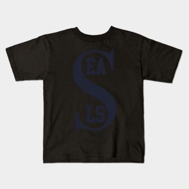 San Francisco Seals Baseball Jersey Crest Kids T-Shirt by HypeRamen